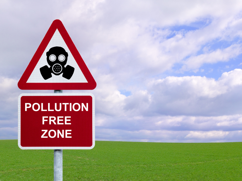 pollution sign pollution sign