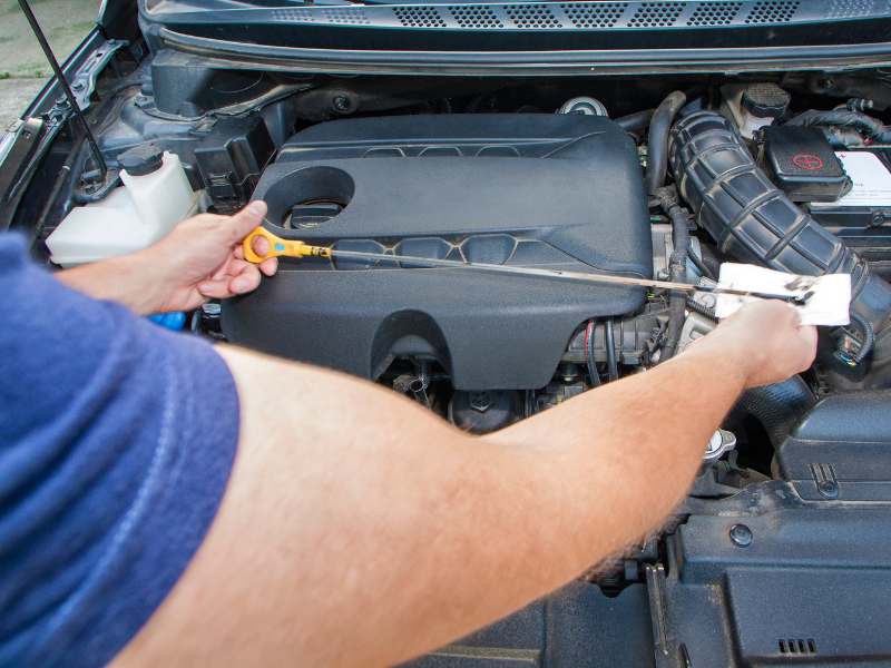 check oil level check oil level
