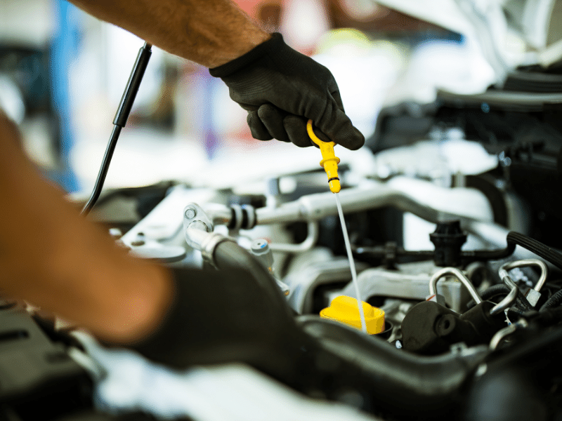 check oil level check oil level