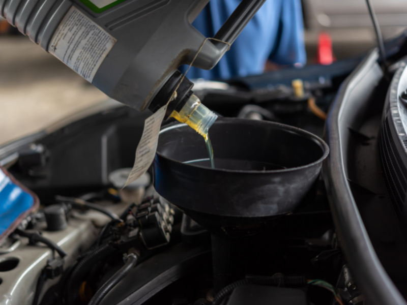 top up engine oil top up engine oil