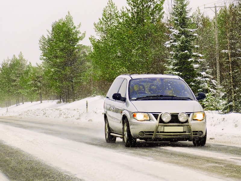 driving in the snow driving in the snow